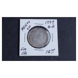 1797 Mo FM 2 Reales From Mexico 90.3% Silver
