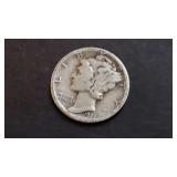 1927 Mercury Dime