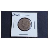 1862 Indian Head Cent