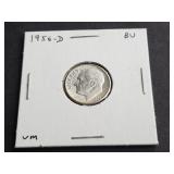 1956 D Roosevelt Dime High Grade