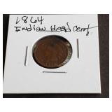 1864 Indian Head Cent