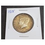 1965 Kennedy Half Dollar 40% Silver