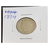 1894 V Nickel