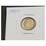 1950 Roosevelt Dime