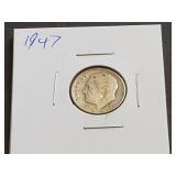 1947 Roosevelt Dime