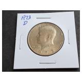 1973 D Kenndy Half Dollar