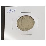 1901 V Nickel