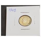 1948 Roosevelt Dime