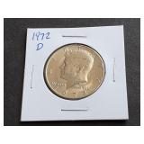 1972 D Kenndy Half Dollar