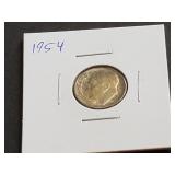 1954 Roosevelt Dime