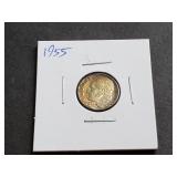 1955 Roosevelt Dime
