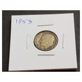 1953 Roosevelt Dime