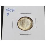 1959 D Roosevelt Dime