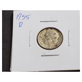 1955 D Roosevelt Dime