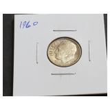 1960 Roosevelt Dime