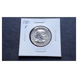 1981 P Susan B Anthony Dollar
