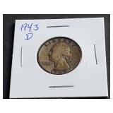1943 D Washington Quarter