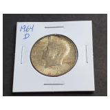 1964 D Kennedy Half Dollar