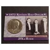 1973 D JFK Half Dollar 1958 Gridiron Club Dinner