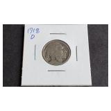 1918 D Buffalo Nickel