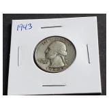 1943 Washington Quarter