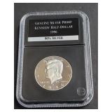 1996 S Kennedy Half Dollar Proof 90% Silver