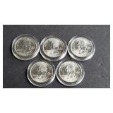 2004 WI, TX, MI, IA & FL State Quarters