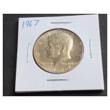 1967 Kennedy Half Dollar 40% Silver