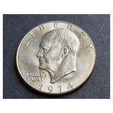 1974 D Eisenhower Dollar