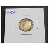 1959 Roosevelt Dime