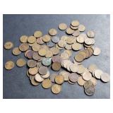 100 Mostly Teen Lincoln Cents