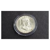 1954 S Franklin Half Dollar