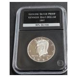 1997 S Kennedy Half Dollar Proof 90% Silver