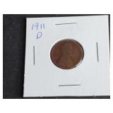 1911 D Lincoln Cent