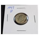1947 D Roosevelt Dime