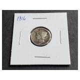 1916 Mercury Dime