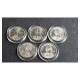2000 VA, NH, MA, SC & MD State Quarters