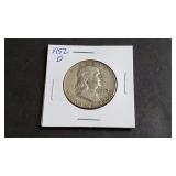 1952 D Franklin Half Dollar