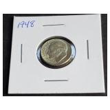 1948 Roosevelt Dime