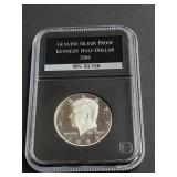 2008 S Kennedy Half Dollar Proof 90% Silver
