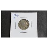 1924 D Buffalo Nickel