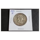 1954 D Franklin Half Dollar