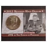 2013 JFK Half Dollar "Speech For Voice of America