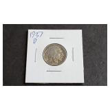 1937 D Buffalo Nickel
