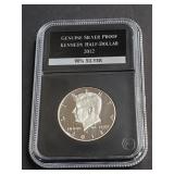 2012 S Kennedy Half Dollar Proof 90% Silver