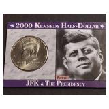 2000 JFK Half Dollar "Radio & Television Address"