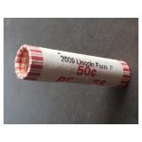 2009 P Lincoln Cent Formative Years Original Roll