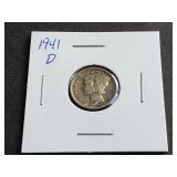 1941 D Mercury Dime