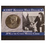 1997 D JFK Half Dollar Cuba Missile Crisis Address