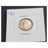 1961 Roosevelt Dime
